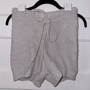 Cute gray teddy shorts 🩶🩶🩶